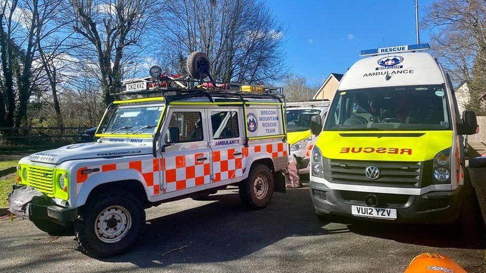 Brecon Mountain Rescue Team's vehicles