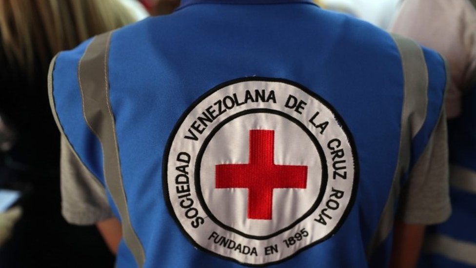 Red Cross vest in Venezuela