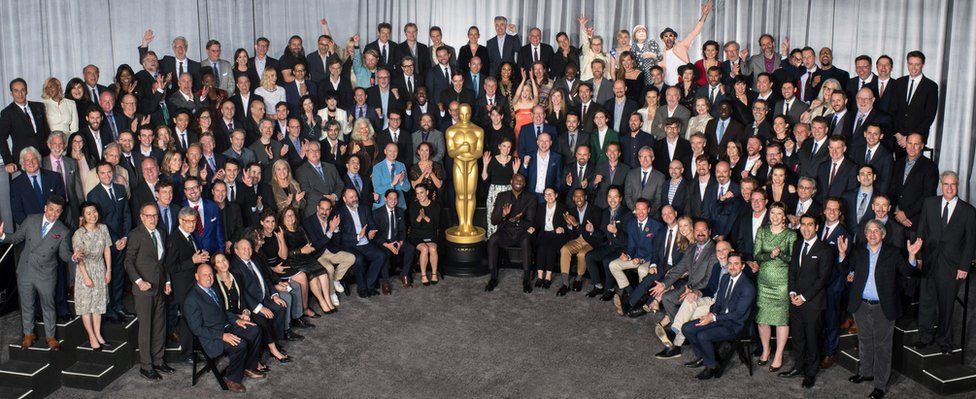 The Oscars class photo