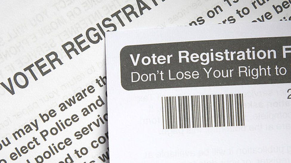 Voter Registration form