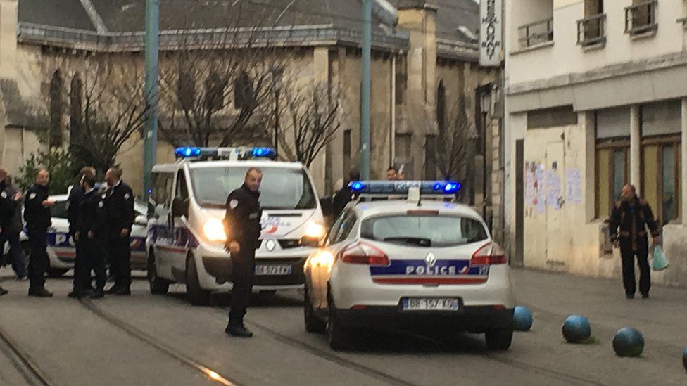 Police in Saint Denis