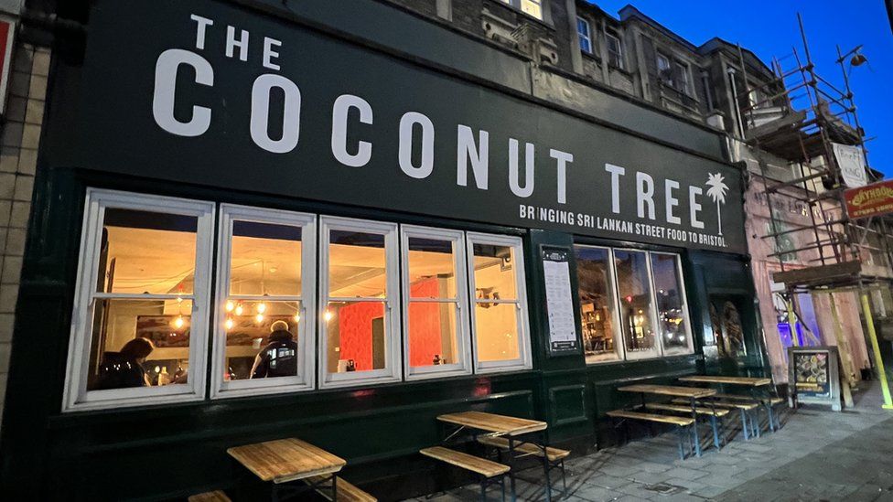 The coconut tree on Gloucester Road