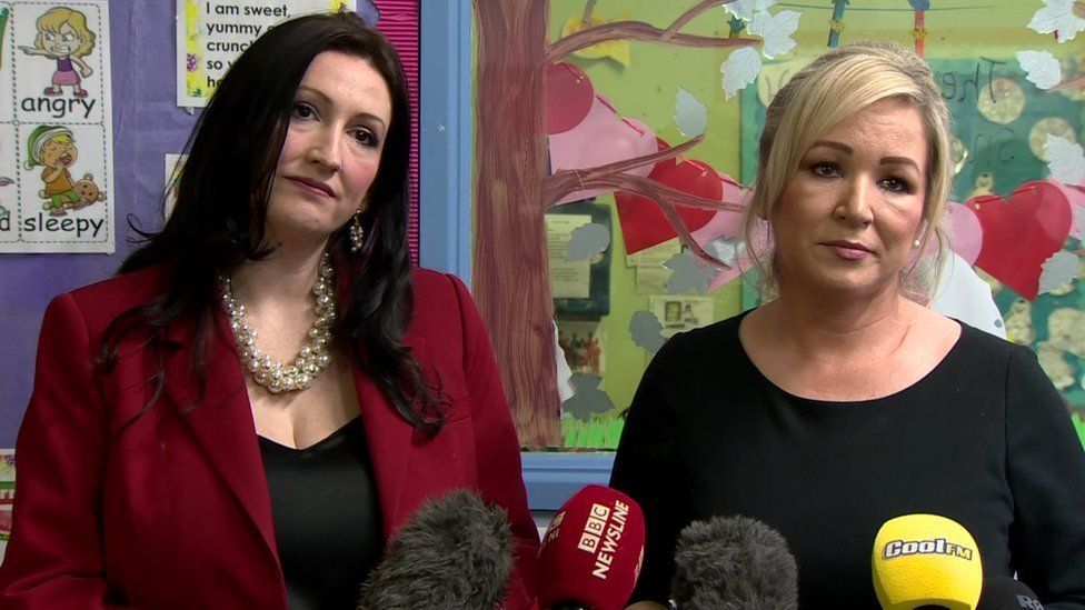 Emma Little-Pengelly and Michelle O'Neill