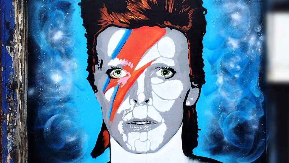 portrait of David Bowie