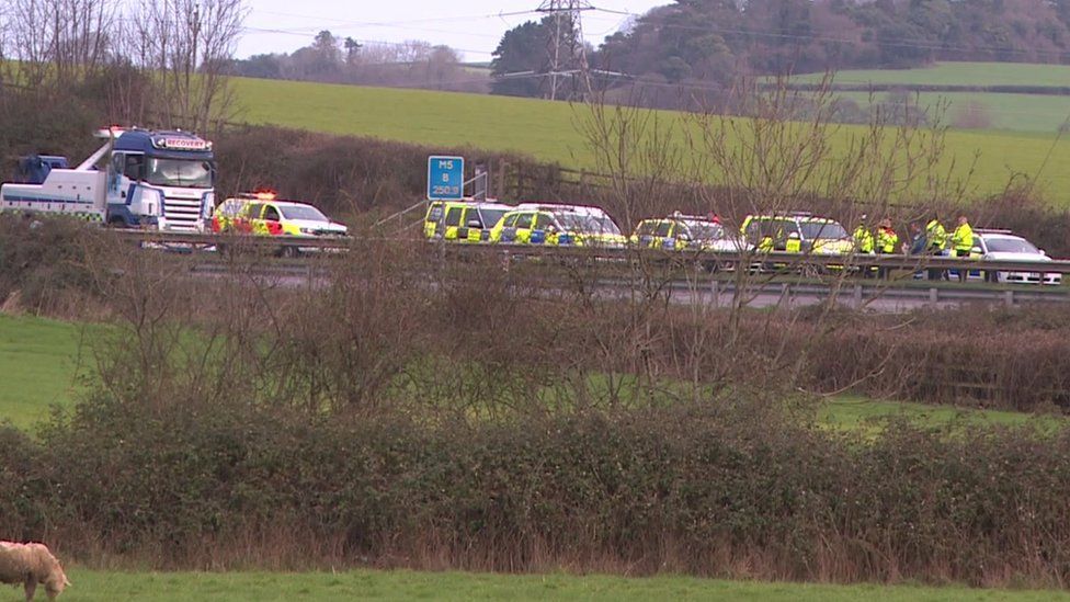 Devon man fell asleep at wheel on M5 killing fiancée in crash - BBC News