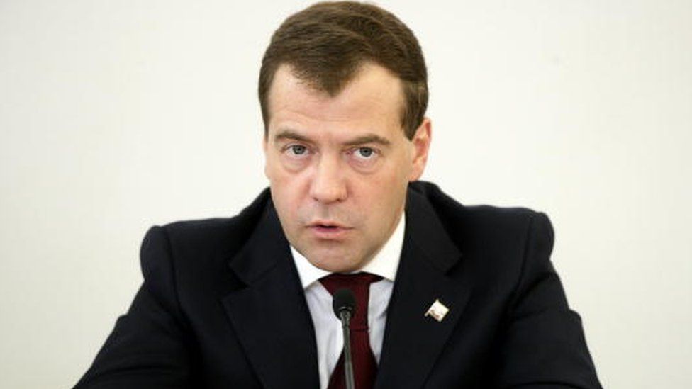 Former Russian President Dmitry Medvedev