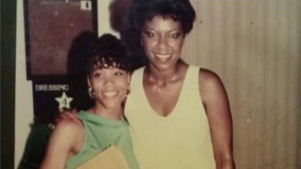 Angie Carter with Natalie Cole
