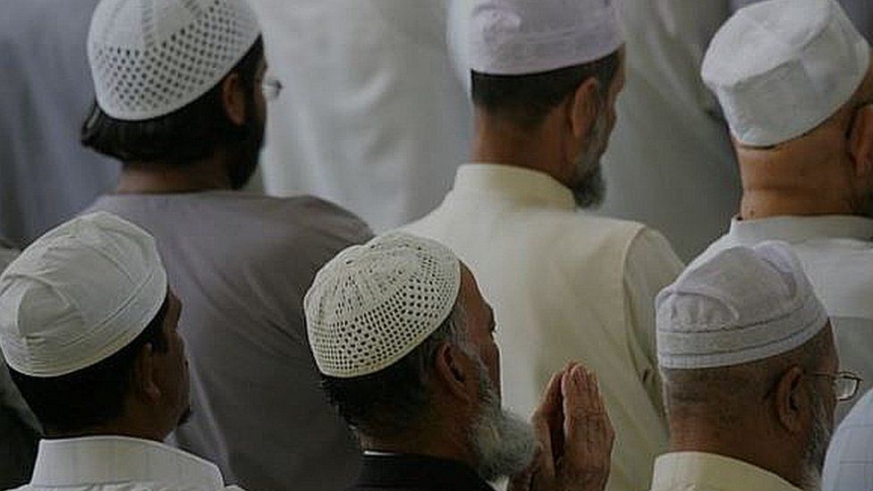 Muslims at prayer