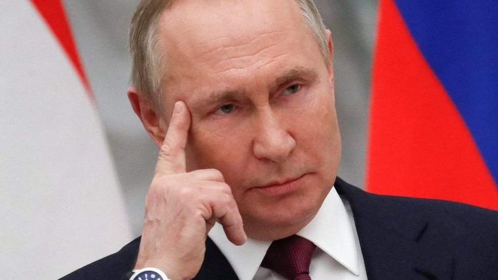 Vladimir Putin in Moscow, 1 February