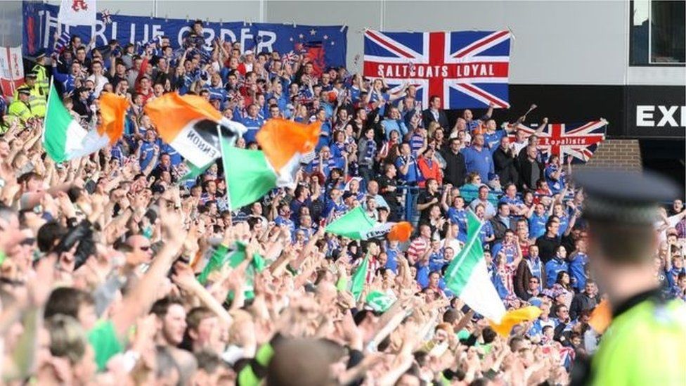Celtic and Rangers fans