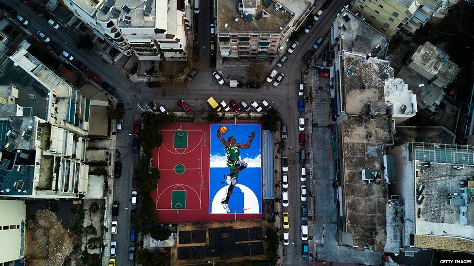 Basketball court, Greece