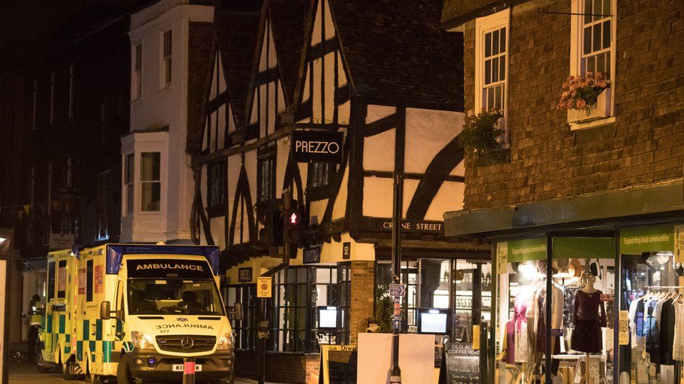 Prezzo in Salisbury after a major incident was declared