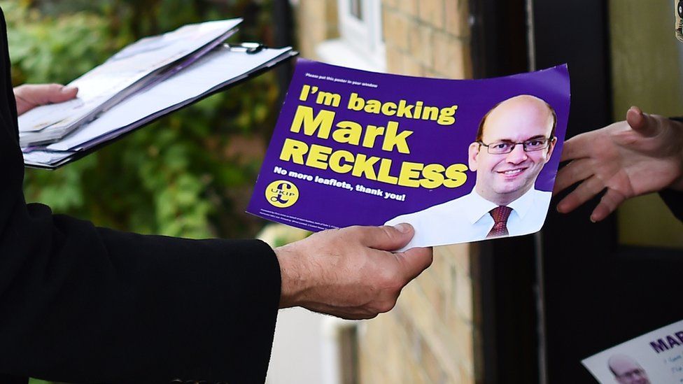 Mark Reckless UKIP campaign leaflet
