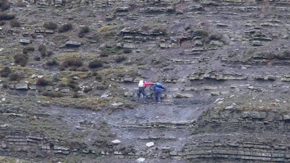 Man rescued from Mam Tor