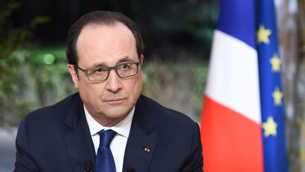 French President Francois Hollande, 11 Feb 16