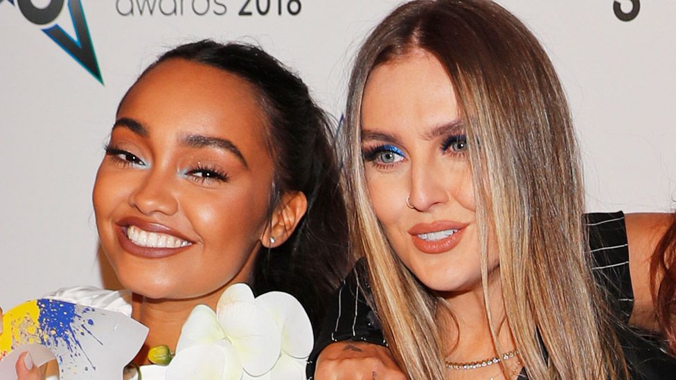 Leigh-Anne Pinnock (left) and Perrie Edward