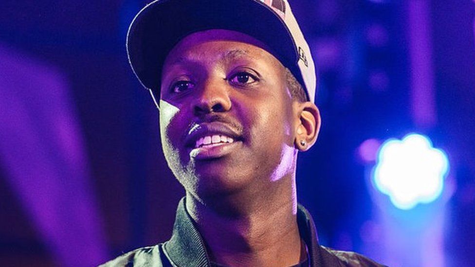 Jamal Edwards presents an award at NCS YES Live at The Roundhouse on March 29, 2016 in London, England