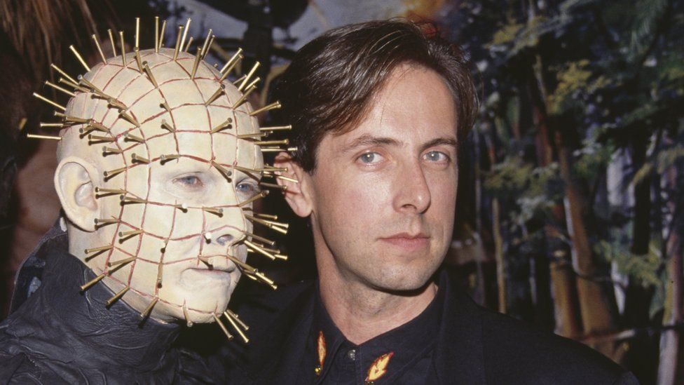 Picture of Pinhead with Clive Barker