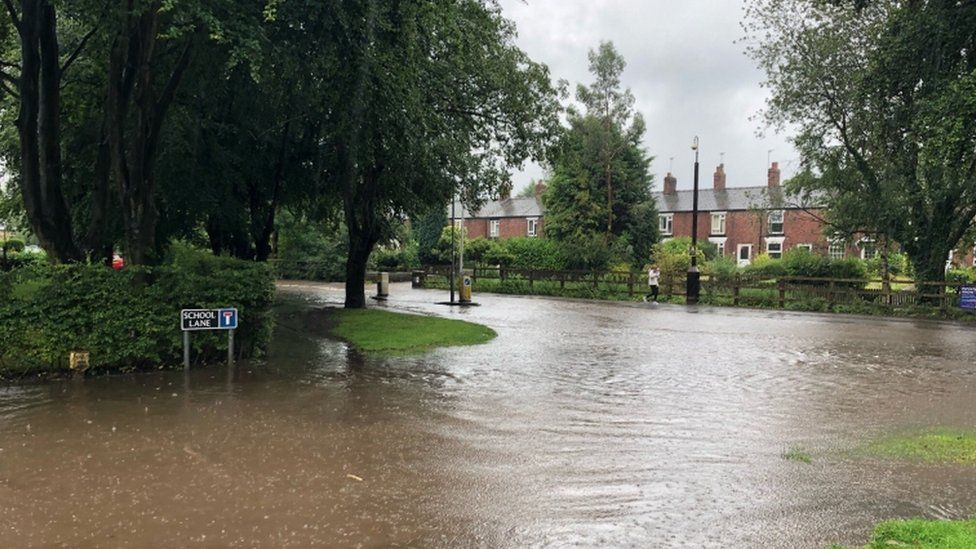 Poynton flooding
