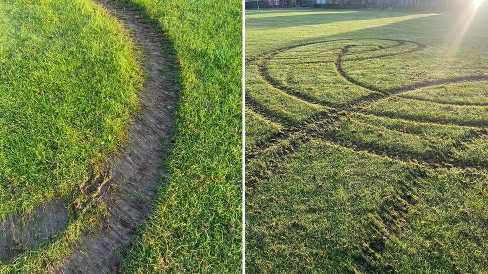 Damaged pitch