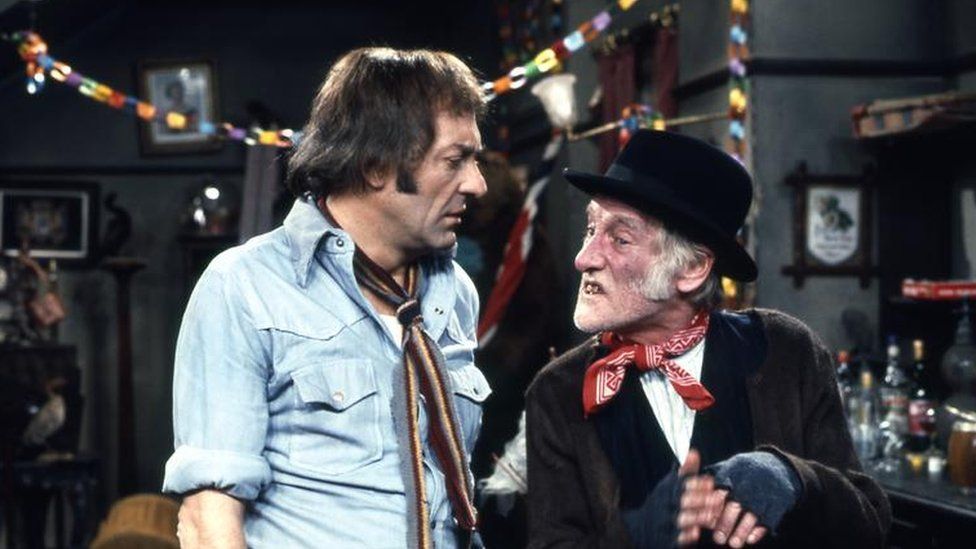Scene from 1973 episode of Steptoe and Son