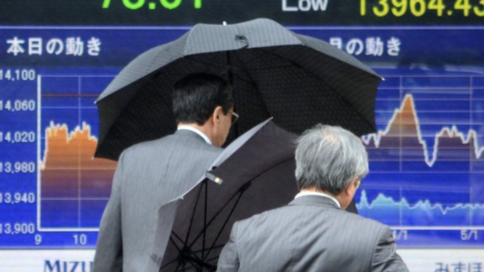 Japan Shares Close Lower On Stronger Yen - BBC News