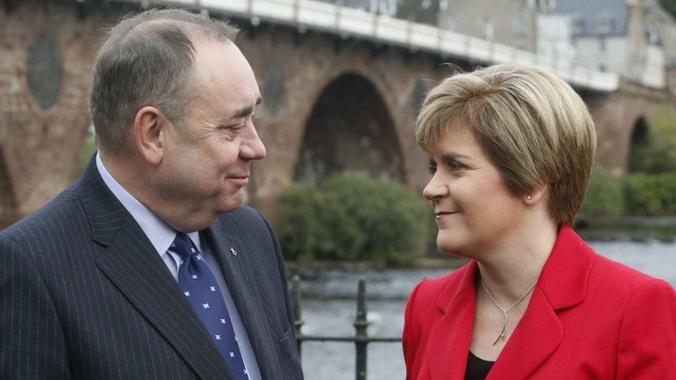 Alex Salmond and Nicola Sturgeon in 2013