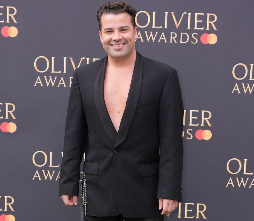 Joe McElderry attending the Olivier Awards at the Royal Albert Hall, London. Picture date: Sunday April 14, 2024