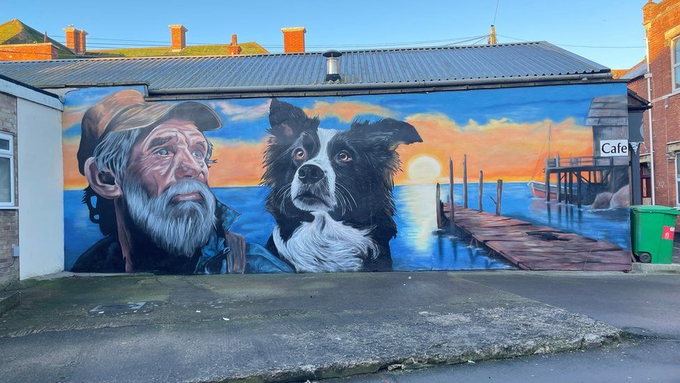 A new mural in Burnham-on-Sea