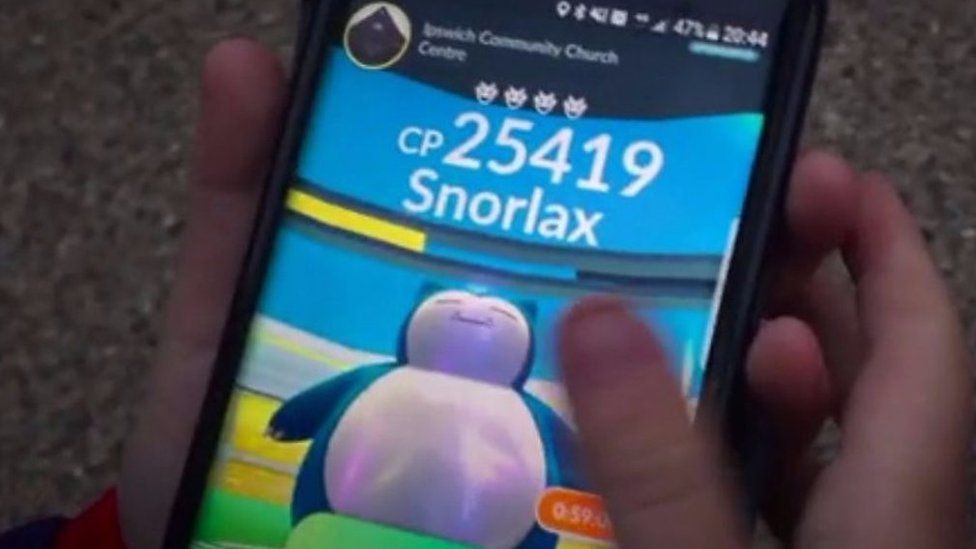 Snorlax on Pokemon Go