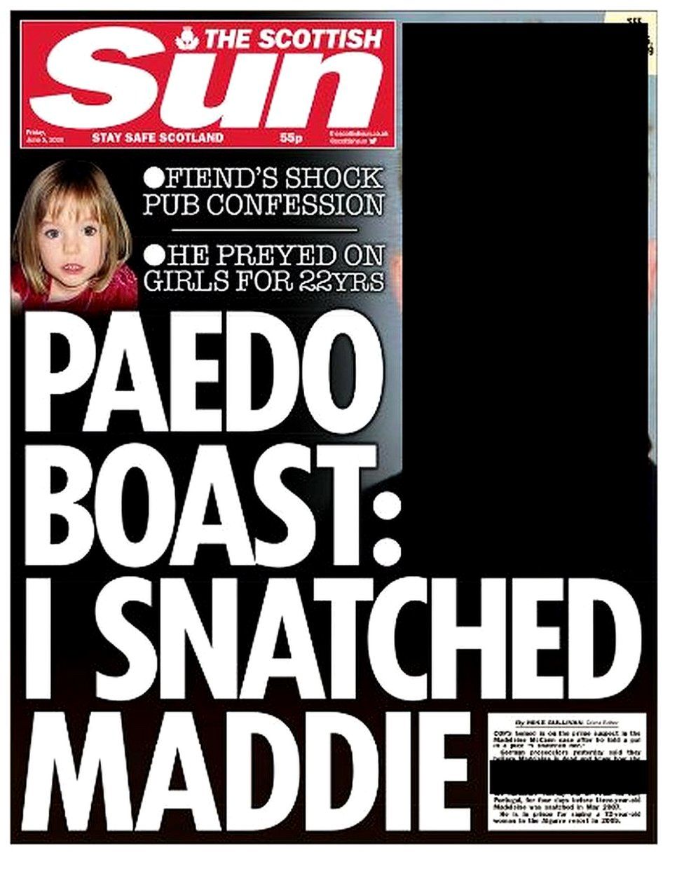 Scotland S Papers Suspect Boasted Of Madeleine Mccann Abduction c News