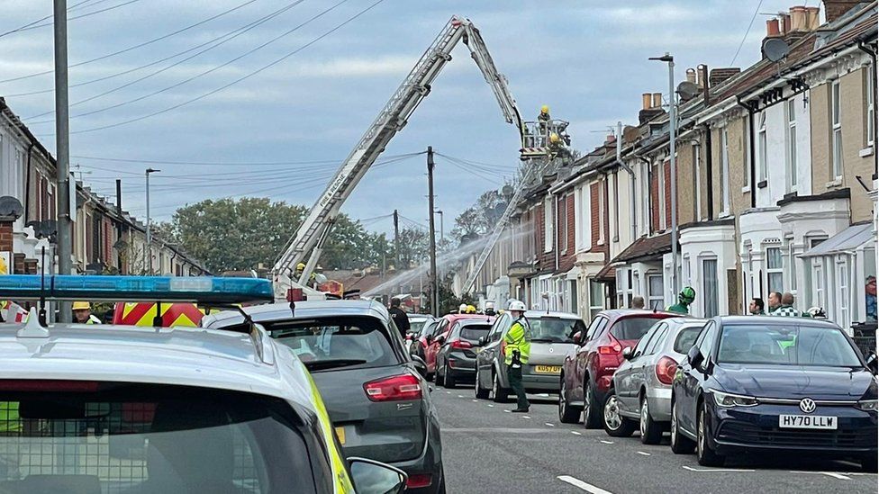 Portsmouth Two people seriously injured in house explosion BBC News