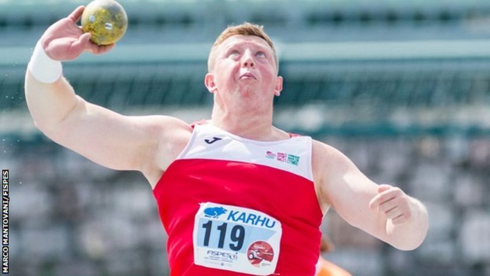 Harrison Walsh sets F44 shot put world record - BBC Sport