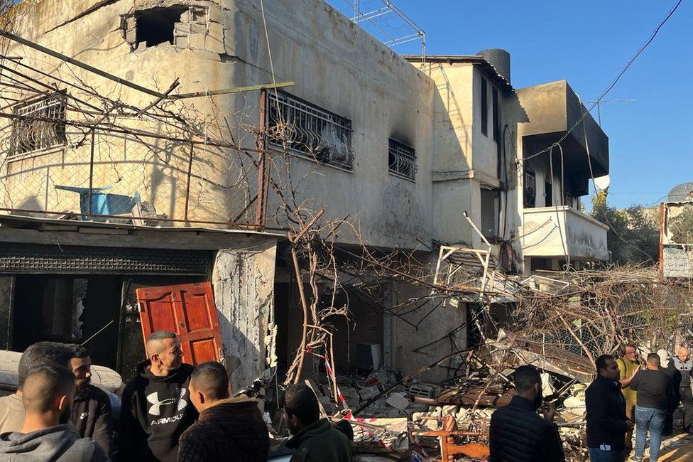 House in Jenin refugee camp targeted by Israeli troops on 26 January 2023