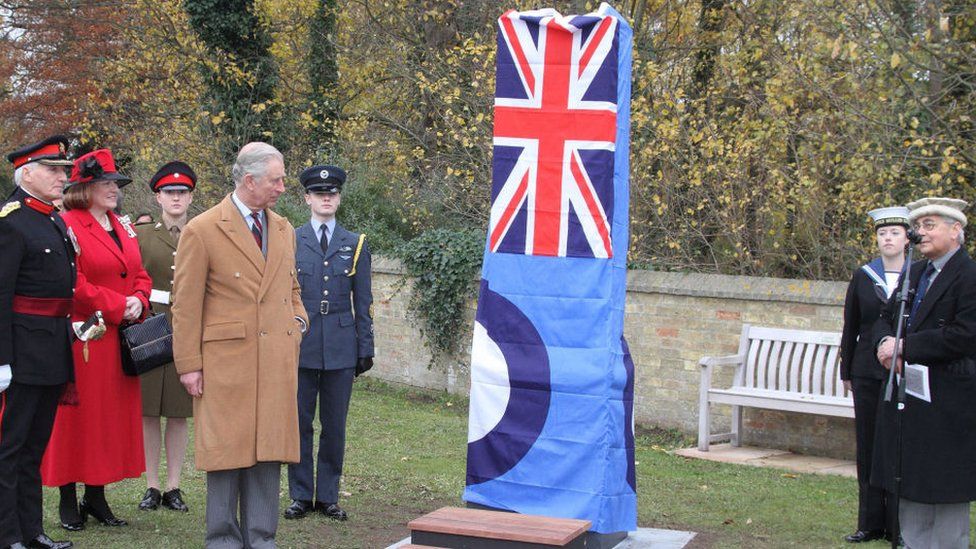 Prince Charles in Tempsford