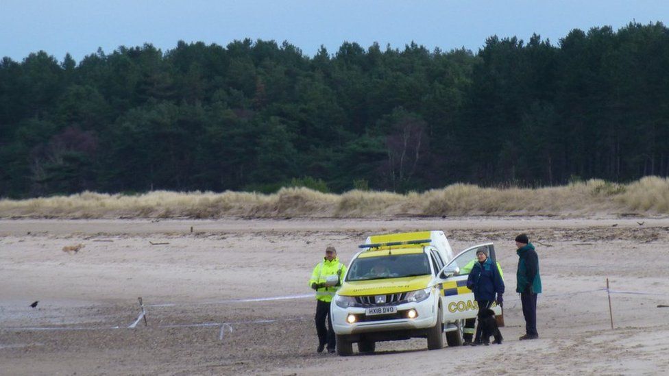 Beach at Nairn closed after wartime ordnance found BBC News