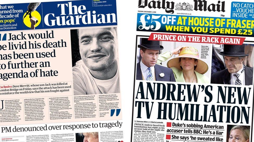 The Guardian and the Daily Mail