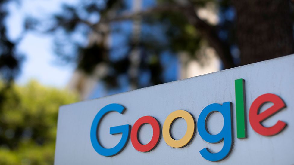 Google logo at California office