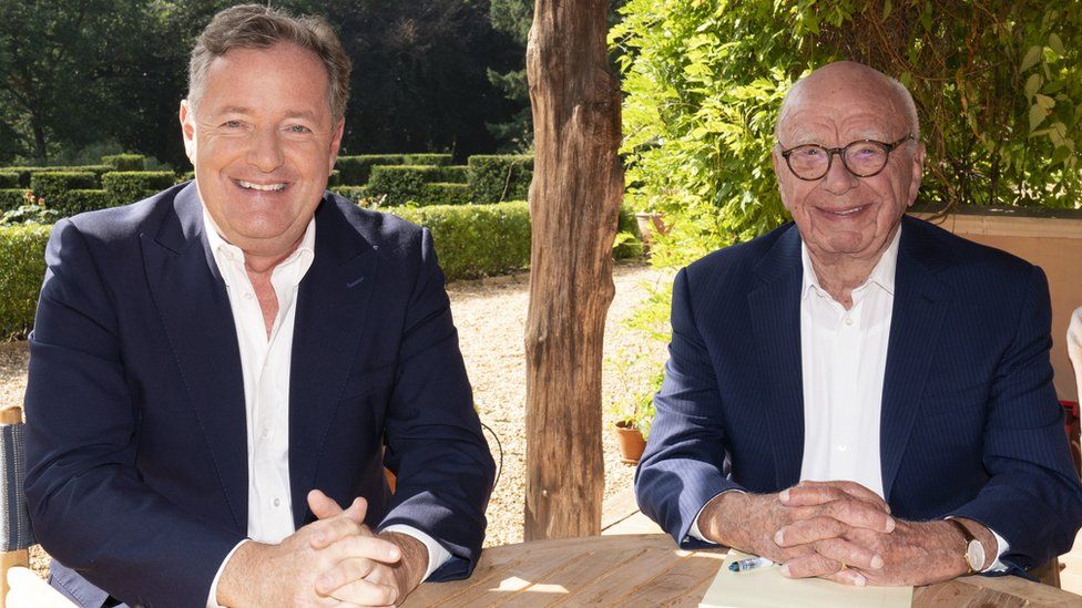 Piers Morgan and Rupert Murdoch