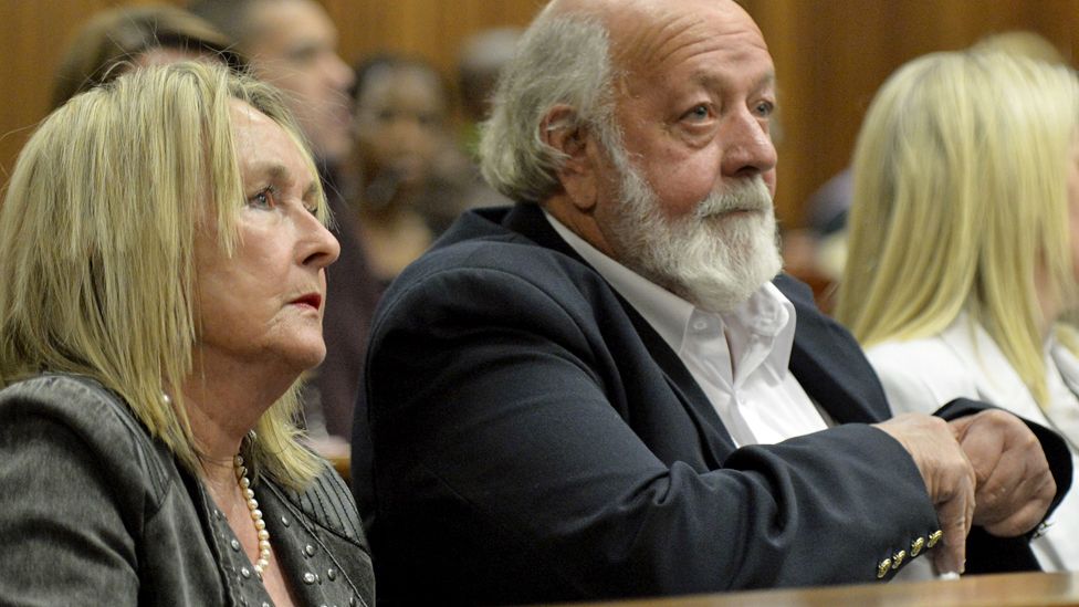 June and Barry Steenkamp in court in 2014