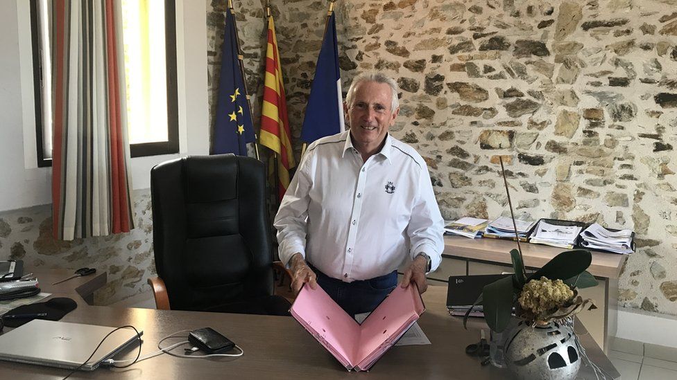 The mayor of Banyuls Jean-Michel Sole