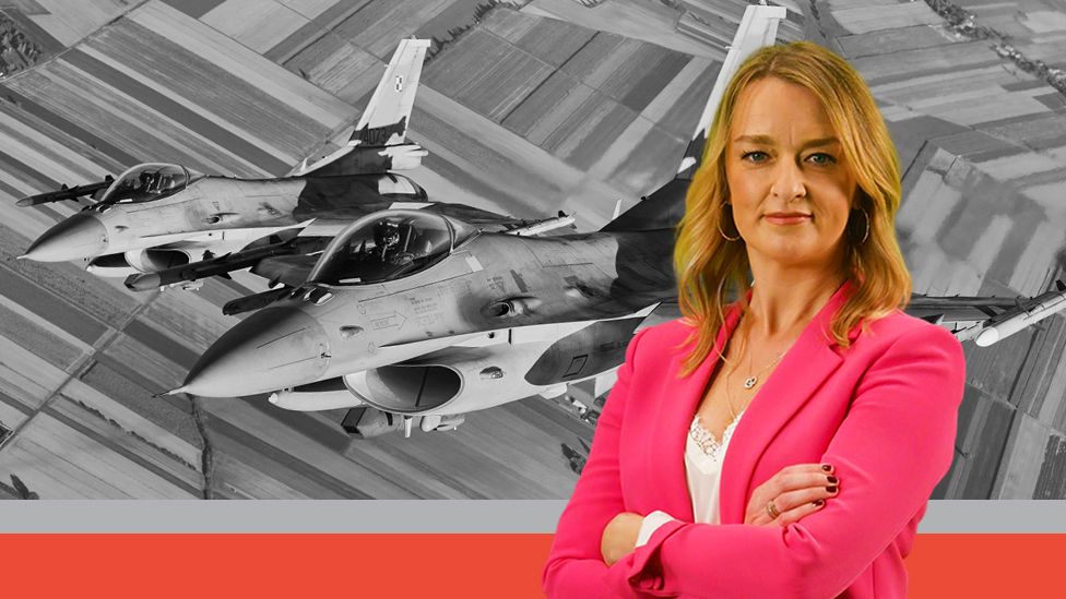 Polish F-16 fighter jets - and Laura Kuenssberg