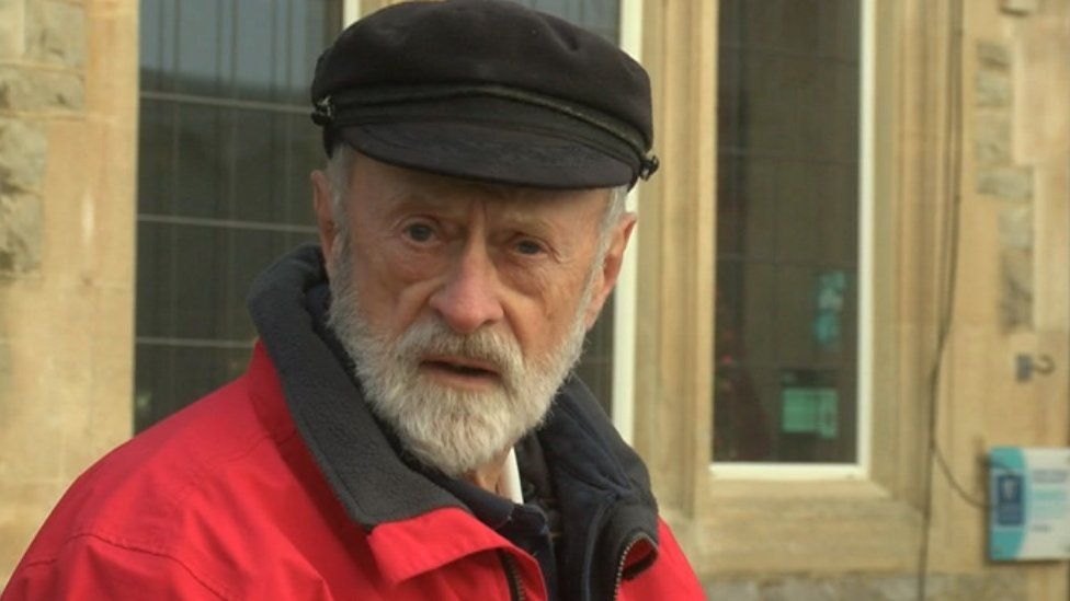 John Hayes, landlord at the Old Inn, Hutton, North Somerset