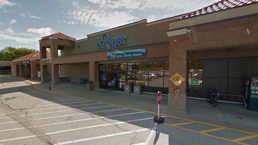 Grab showing the Kroger strore where shooting happened