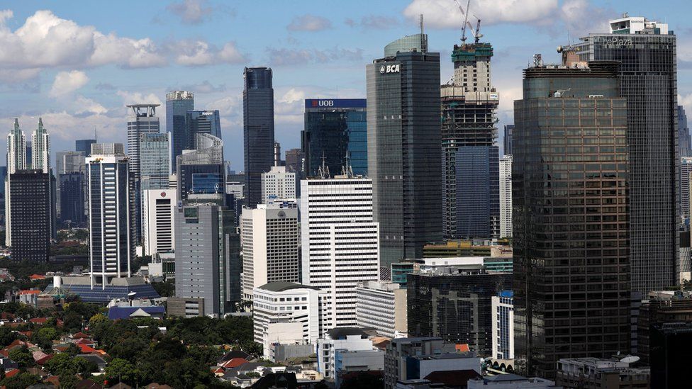 A general view shows the business district in the capital of Jakarta, Indonesia, May 2, 2019.