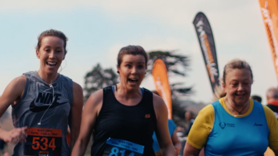 A still from a Tough Runner UK event in Exeter in April 2021