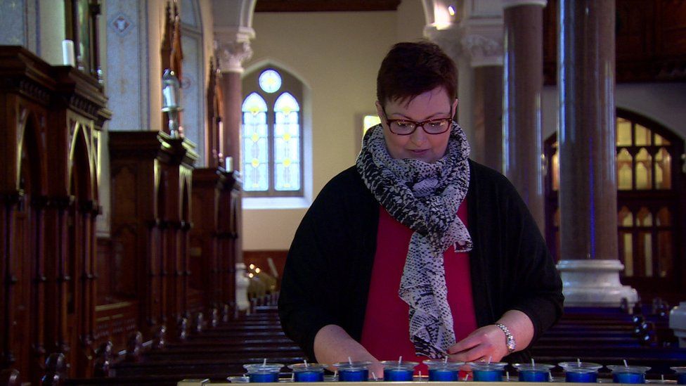 Finding solace from cancer in Clonard - BBC News