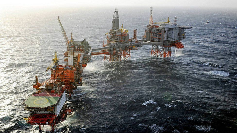 BP rigs in the Norwegian North Sea