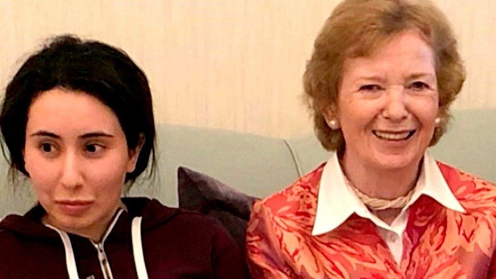 Latifa and Mary Robinson