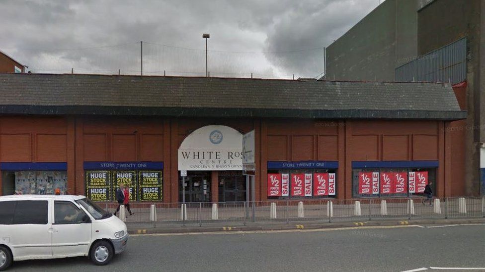 break-ins-at-white-rose-shopping-centre-in-rhyl-bbc-news